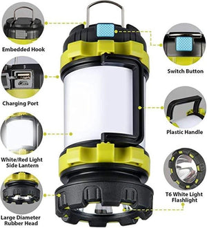 Lanterne de camping rechargeable à LED avec batterie externe 3000mAh IPX4 "OSITE SKY - Camping Lantern" - Planète Rando