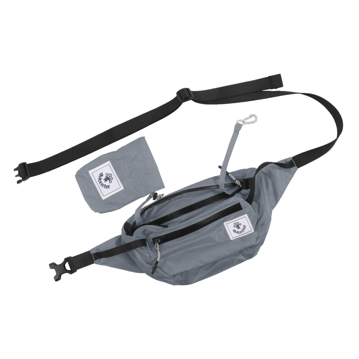 Sacoche banane portable pour la course / randonnée 2L 230g "4monster - H-SHP"