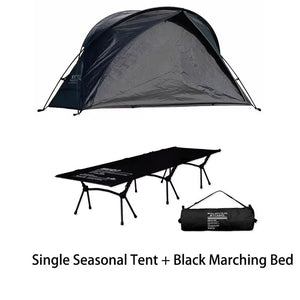 Lit de camp 2 en 1 avec tente simple - paroi "Wellhike Minimalism - Yunchi SWS" - Planète Rando