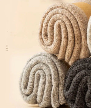 Lot de 2 paires de chaussettes thermiques pour homme en laine mérinos "YIQXLICC - 202412" - Planète Rando