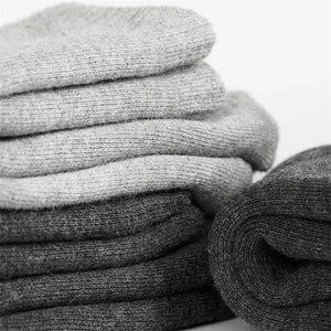 Lot de 2 paires de chaussettes thermiques pour homme en laine mérinos "YIQXLICC - 202412" - Planète Rando