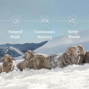 Lot de 2 paires de chaussettes thermiques pour homme en laine mérinos "YIQXLICC - 202412" - Planète Rando