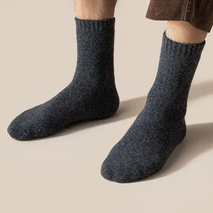 Lot de 2 paires de chaussettes thermiques pour homme en laine mérinos "YIQXLICC - 202412" - Planète Rando