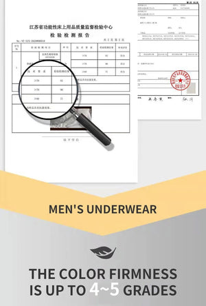 Lot de 3 boxer en coton pour homme, sous - vêtements respirants, boxers antibactériens au graphène "MiiOW - MW820 - 3P" - Planète Rando