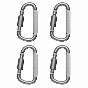 Lot de mousquetons tactique pour porte - clés, camping, survie, EDC en alliage d'aluminium "9 Clock - Outdoor Keychain" - Planète Rando