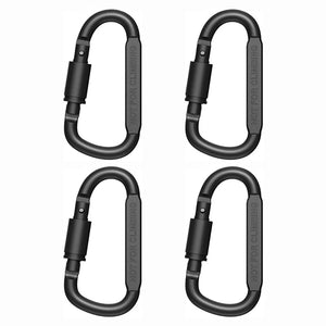 Lot de mousquetons tactique pour porte - clés, camping, survie, EDC en alliage d'aluminium "9 Clock - Outdoor Keychain" - Planète Rando