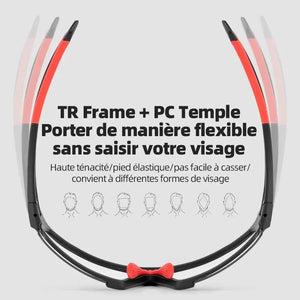 Lunettes de cyclisme photochromique de protection pour VTT et cyclisme sur route "ROCKBROS - SP216" - Planète Rando
