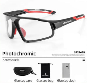 Lunettes de cyclisme photochromique de protection pour VTT et cyclisme sur route "ROCKBROS - SP216" - Planète Rando
