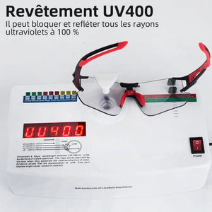 Lunettes de cyclisme photochromique de protection pour VTT et cyclisme sur route "ROCKBROS - SP216" - Planète Rando