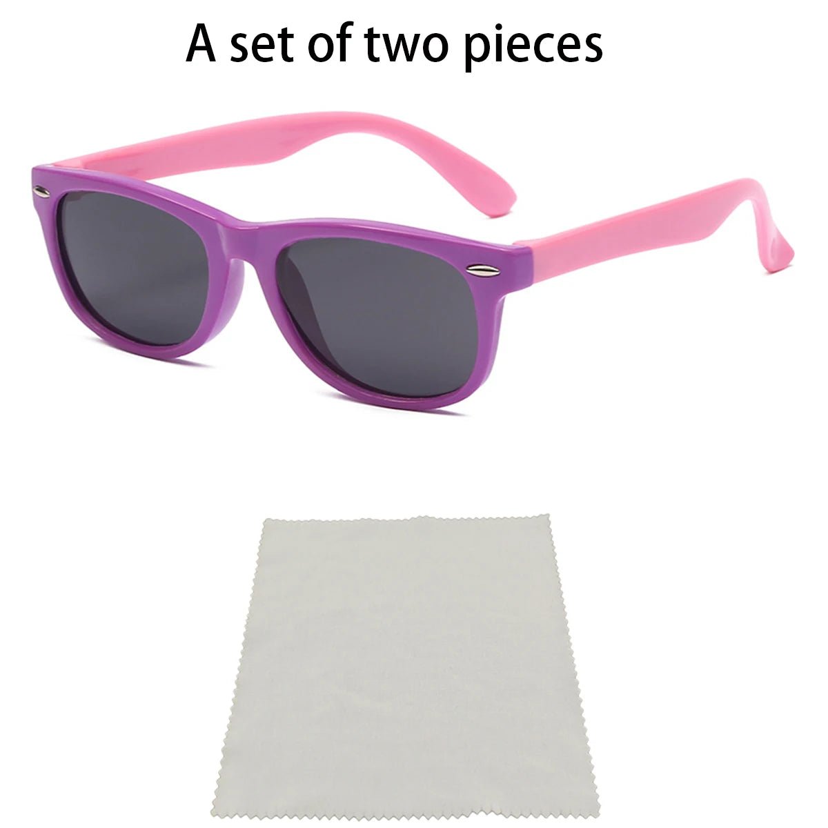 Lunettes de soleil pour enfants UV400 pour filles et garçons "KZKRN - Polarized Lens" - Planète Rando