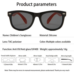 Lunettes de soleil pour enfants UV400 pour filles et garçons "KZKRN - Polarized Lens" - Planète Rando