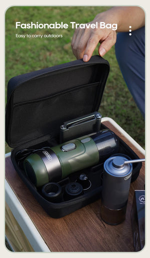 Machine à café expresso portable sans fil compatible avec les capsules Nespresso / Dolce Gusto "HiBREW - H4B" - Planète Rando