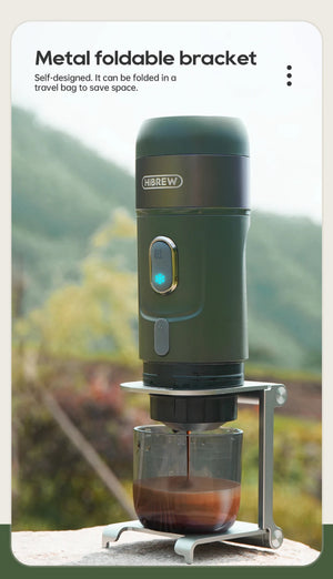 Machine à café expresso portable sans fil compatible avec les capsules Nespresso / Dolce Gusto "HiBREW - H4B" - Planète Rando