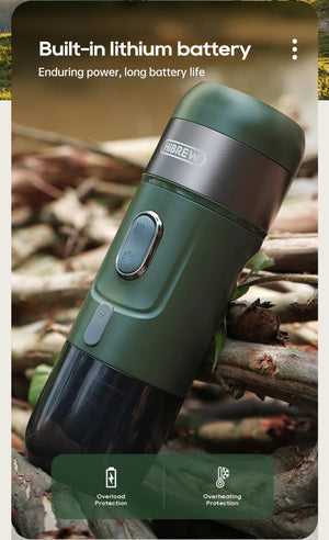 Machine à café expresso portable sans fil compatible avec les capsules Nespresso / Dolce Gusto "HiBREW - H4B" - Planète Rando