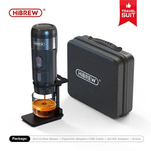 Machine à café portable / cafetière expresso pour camping et van - life DC 12V "Hibrew - H4A" - Planète Rando