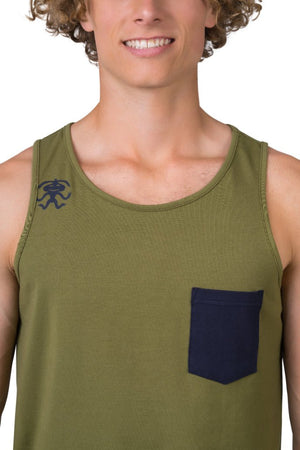 Maillot à 95% de coton biologique pour homme "Rafiki − SLAB" - Planète Rando