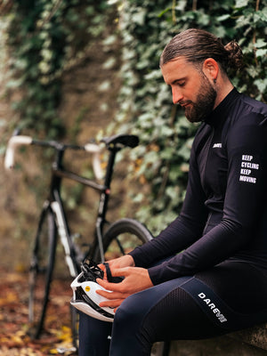 Maillot de cyclisme en polaire thermique à manches longues "Darevie - DVJ225" - Planète Rando