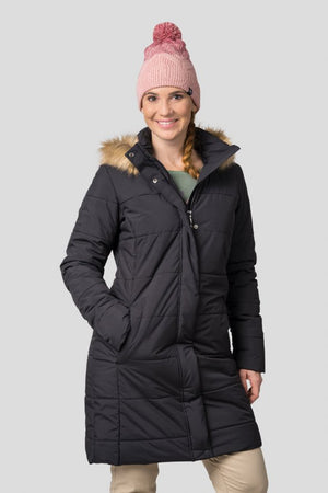 Manteau d'hiver / parka pour femme avec membrane Resstex 10 000mm et Duratherm classic "Hannah − GEMA" - Planète Rando