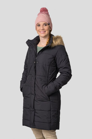 Manteau d'hiver / parka pour femme avec membrane Resstex 10 000mm et Duratherm classic "Hannah − GEMA" - Planète Rando