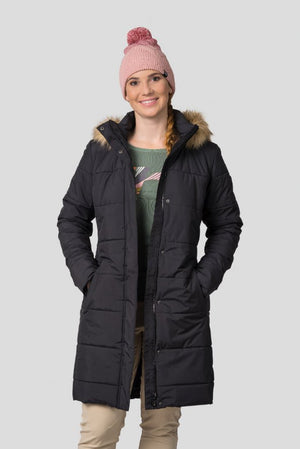 Manteau d'hiver / parka pour femme avec membrane Resstex 10 000mm et Duratherm classic "Hannah − GEMA" - Planète Rando