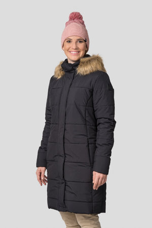 Manteau d'hiver / parka pour femme avec membrane Resstex 10 000mm et Duratherm classic "Hannah − GEMA" - Planète Rando