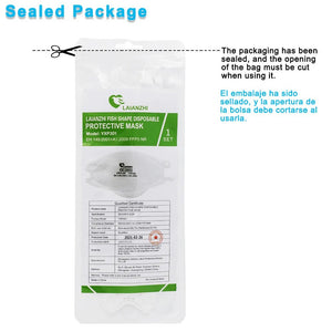 Masque de protection jetable FFP3 "LAIANZHI - NR - YXP301" - Planète Rando