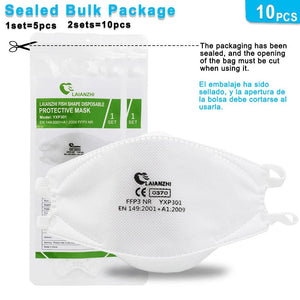 Masque de protection jetable FFP3 "LAIANZHI - NR - YXP301" - Planète Rando