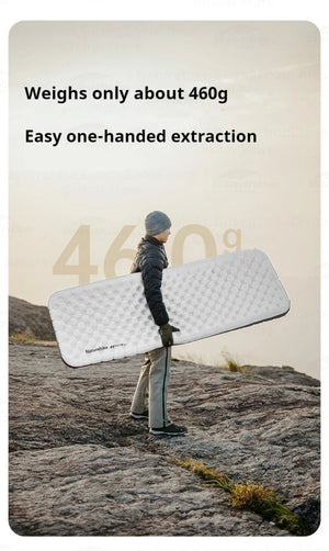 Matelas gonflable de randonnée ultraléger 4 saison à partir de 460g R - value 6.5 "Naturehike – R6.5 Inflatable Mattress" - Planète Rando