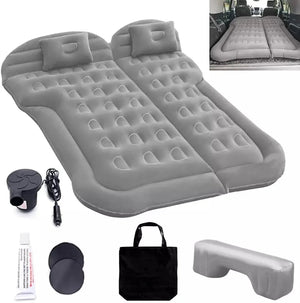 Matelas gonflable portable avec oreillers et pompe à air pour voiture, SUV & ludospace "DUTRIEUX Outdoor - Inflatable Camping Mattress" - Planète Rando
