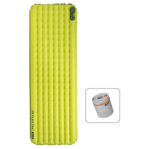Matelas gonflable ultraléger avec pompe intégrée R - Value 3.5 confort 5°C "FLEXTAILGEAR - TINY Sleeping pad R03" - Planète Rando