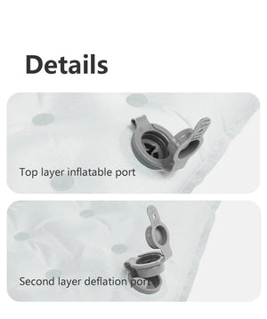 Matelas gonflable ultralight et confortable 8cm 3 saisons pour le bivouac et camping R - value 3.2 jusqu'à - 5°C à partir de 590g "Naturehike - NCTR Air CNK2450WS012" - Planète Rando