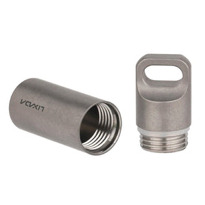 Mini - boîte à pilules / condiments étanche en titane "LIXADA - EDC" - Planète Rando