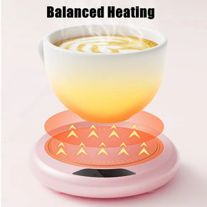Mini chauffe - tasse thermostatique USB avec 3 vitesses "JFBONIN - Thermostatic coaster" - Planète Rando