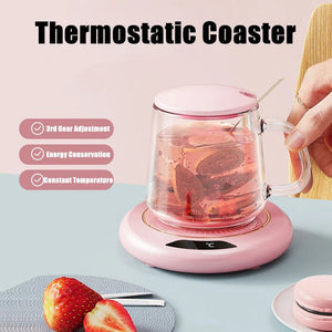 Mini chauffe - tasse thermostatique USB avec 3 vitesses "JFBONIN - Thermostatic coaster" - Planète Rando