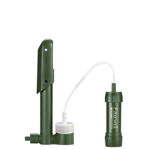 Mini - pompe filtrante à main, filtre à eau pour le camping et bivouac "Filterwell - JY - SYUF - 03" - Planète Rando