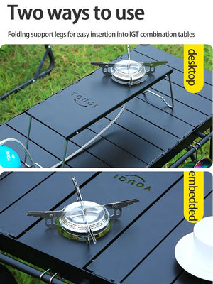 Mini - réchaud à gaz pour table IGT 2800w "YOUQI - DLG80S" - Planète Rando
