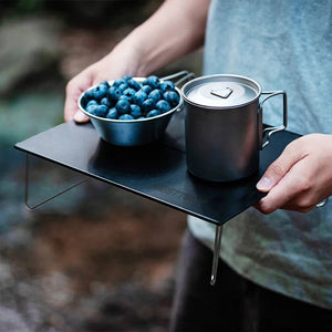 Mini - table de camping d'extérieur ultralégère en alliage d'aluminium "WESTTUNE - Mini - outdoor table" - Planète Rando