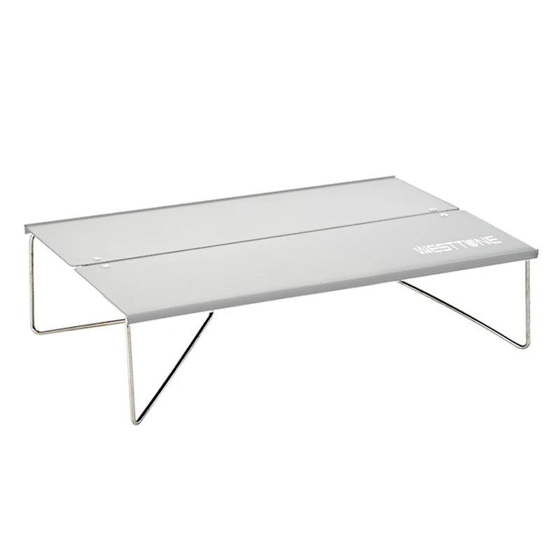 Mini - table de camping d'extérieur ultralégère en alliage d'aluminium "WESTTUNE - Mini - outdoor table" - Planète Rando
