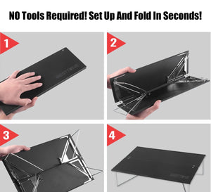 Mini - table de camping d'extérieur ultralégère en alliage d'aluminium "WESTTUNE - Mini - outdoor table" - Planète Rando