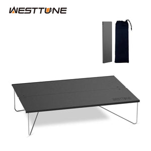Mini - table de camping d'extérieur ultralégère en alliage d'aluminium "WESTTUNE - Mini - outdoor table" - Planète Rando