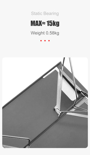 Mini - table de camping d'extérieur ultralégère en alliage d'aluminium "WESTTUNE - Mini - outdoor table" - Planète Rando