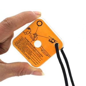 Miroir réfléchissant de survie en plein air pour randonnée, camping, urgence "47 Outdoor - Daylight Signal" - Planète Rando