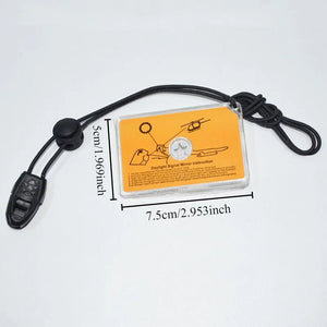 Miroir réfléchissant de survie en plein air pour randonnée, camping, urgence "47 Outdoor - Daylight Signal" - Planète Rando