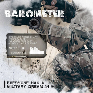 Montre numérique pour la randonnée et l'outdoor avec altimètre baromètre boussole WR50M "NORTH EDGE - APACHE 46" - Planète Rando