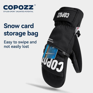 Moufles de ski / snowboard thermique avec 3M Thinsulate et technologie HIPORA "COPOZZ - HXST - 23600" - Planète Rando