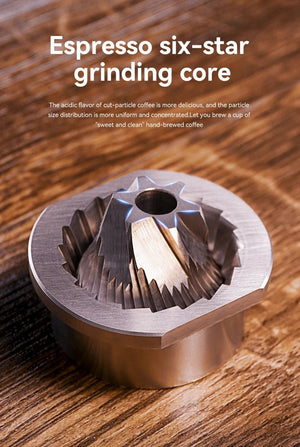 Moulin à café manuel avec 11 niveaux de réglage en aluminium, capacité de 22g '"HiBREW - Grinder G4B" - Planète Rando