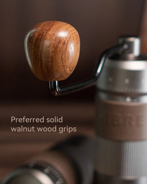 Moulin à café manuel avec 11 niveaux de réglage en aluminium, capacité de 22g '"HiBREW - Grinder G4B" - Planète Rando