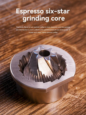 Moulin à café manuel avec 11 niveaux de réglage en aluminium, capacité de 22g '"HiBREW - Grinder G4B" - Planète Rando