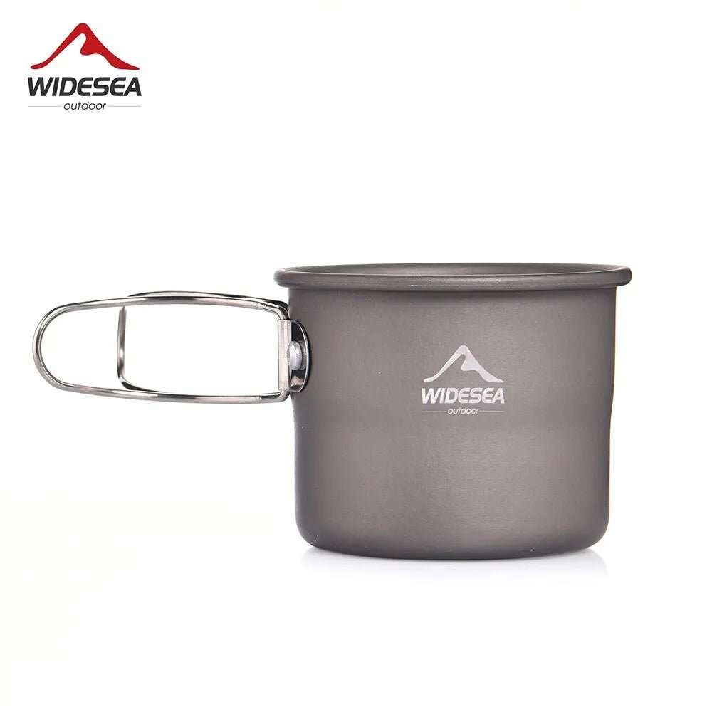 Mug / tasse de camping en aluminium pour café ou thé en extérieur "Widesea - WSCC - 105" - Planète Rando