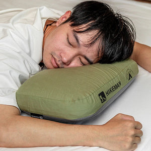 Oreiller en mousse à mémoire de forme à rebond lent et doux pour les douleurs cervicales 430g "Hikeman - Foam pillow" - Planète Rando